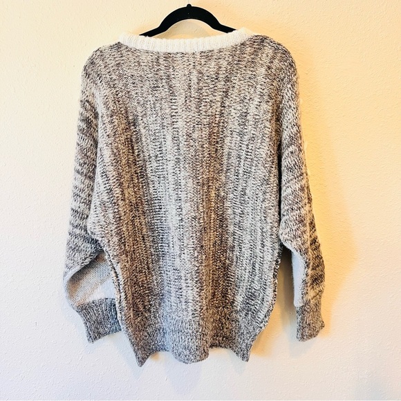 Vintage TJW Chunky Knit Embellished Glitter Knit Wool Blend Sweater Small - Picture 10 of 10